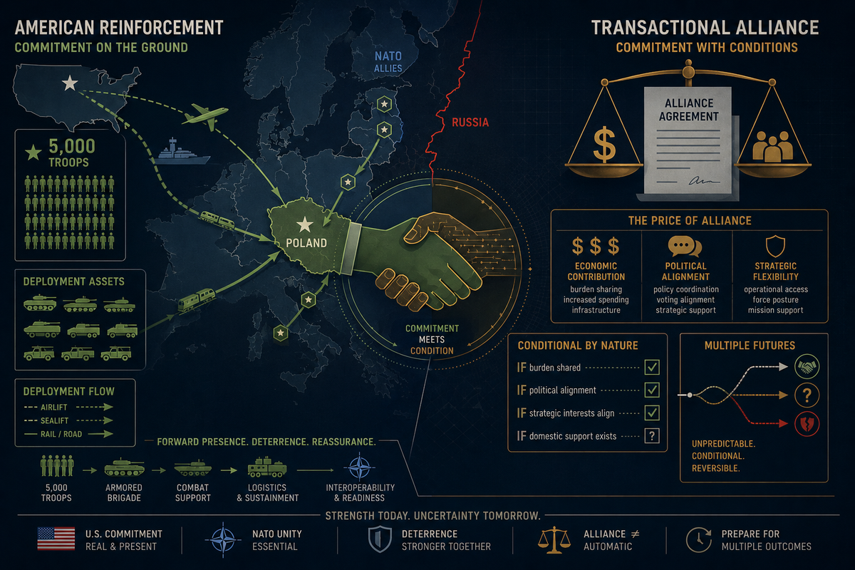 США посилюють присутність у Польщі, але стратегія залишається непередбачуваною. Трамп перетворює альянси на трансакційні відносини під час переоцінки ролі в НАТО
