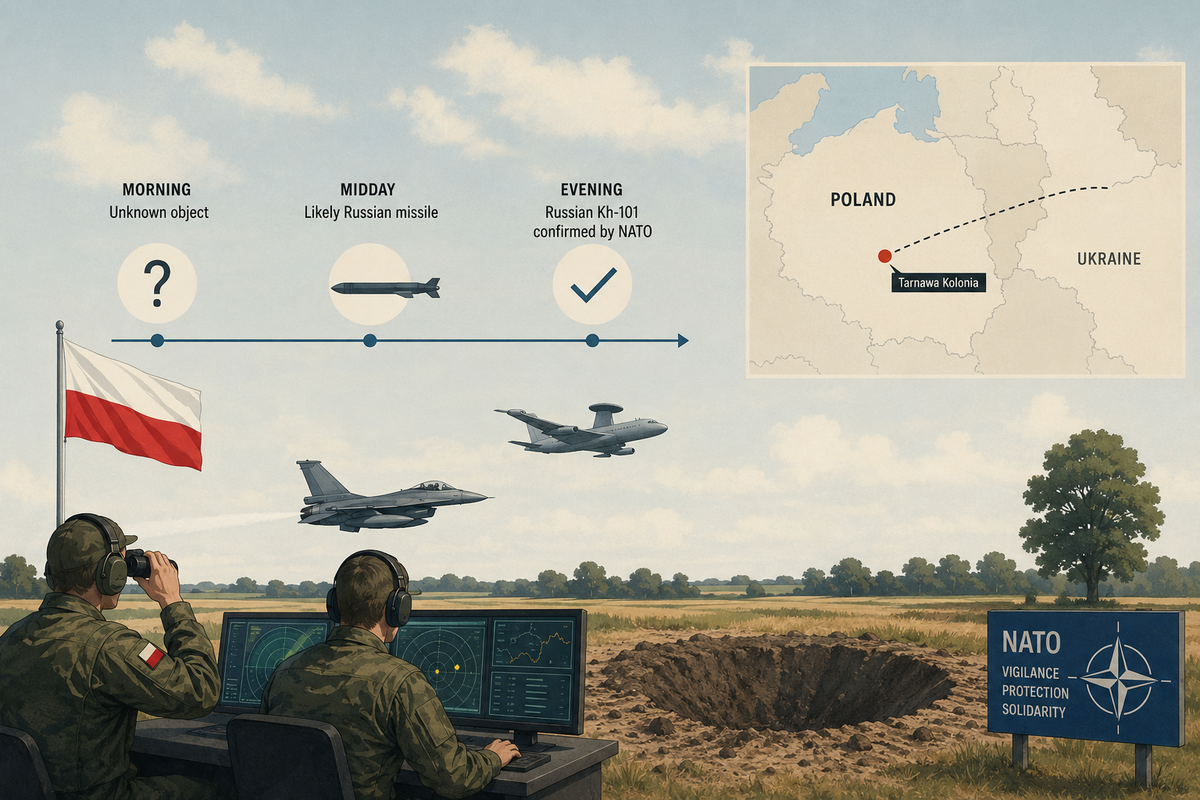 Від "невідомого об'єкта" до російської Х-101: чому підтвердження НАТО важливіше за саму вирву
