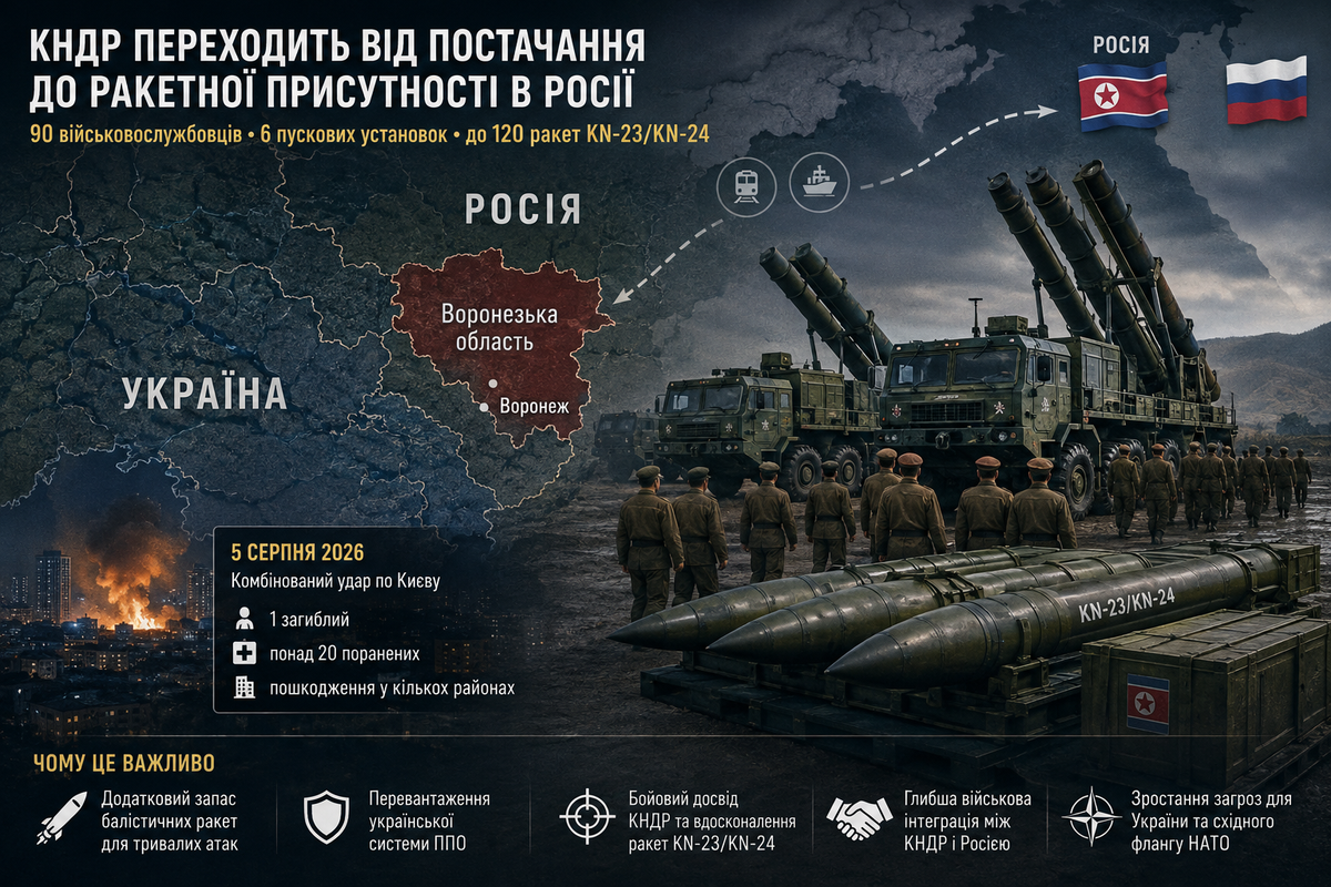 Сто двадцять ракет і власні розрахунки: КНДР переходить від постачання боєприпасів до ракетної присутності в Росії