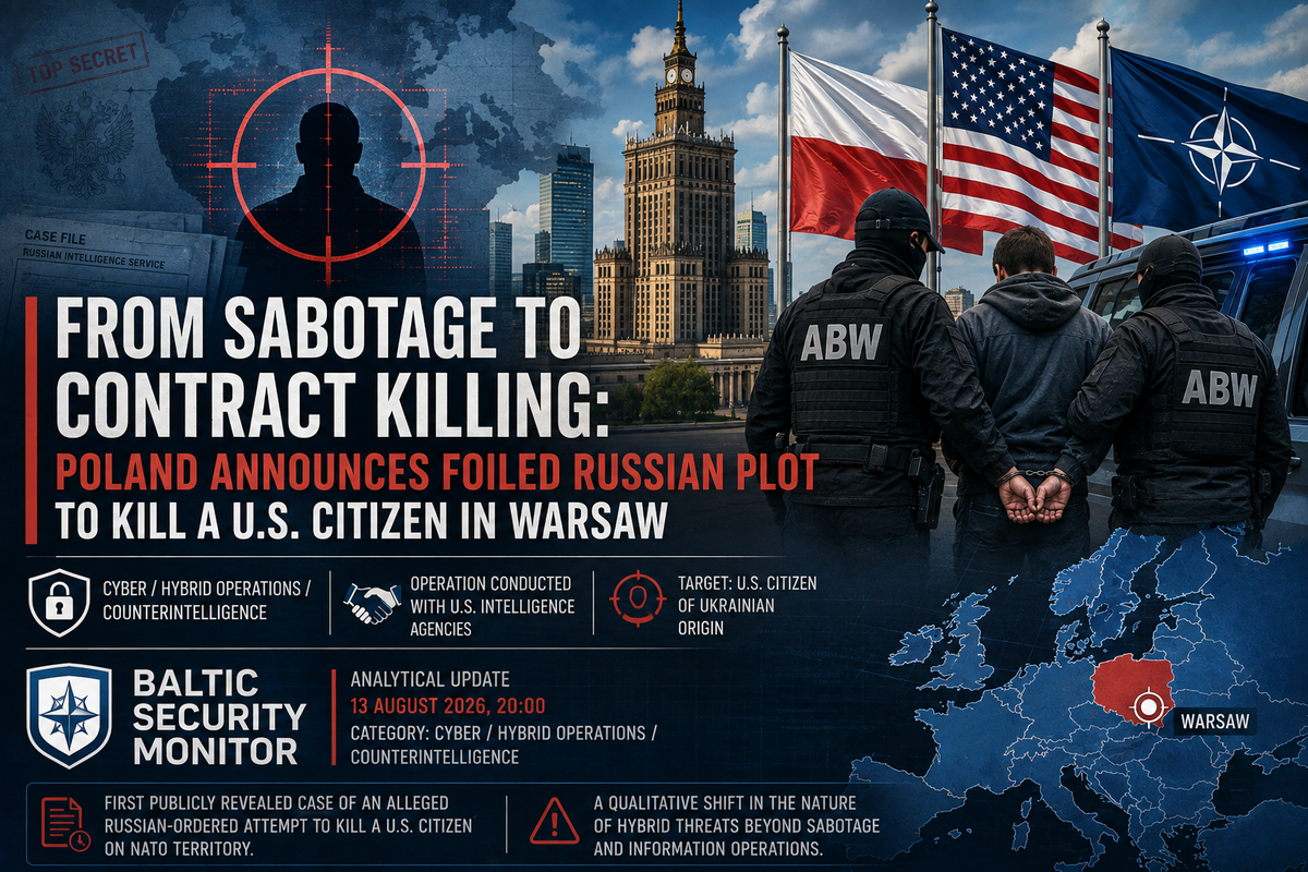 From Sabotage to a Contract Killing: Poland Says It Foiled a Russian-Directed Plot Against a US Citizen in Warsaw