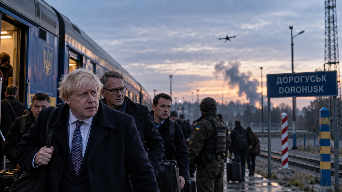 Johnson, Merz's Top Adviser and a Bundestag MP Caught in Evacuation Zone After Drone Strike Near Kyiv–Warsaw Train Corridor