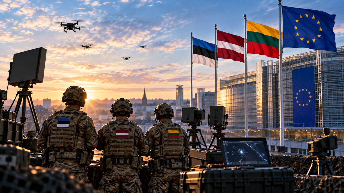 Три країни, один лист: Балтія просить ЄС профінансувати спільний захист від дронів