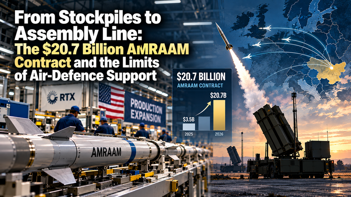 From Stockpiles to Assembly Line: The $20.7 Billion AMRAAM Contract and the Limits of Air-Defence Support