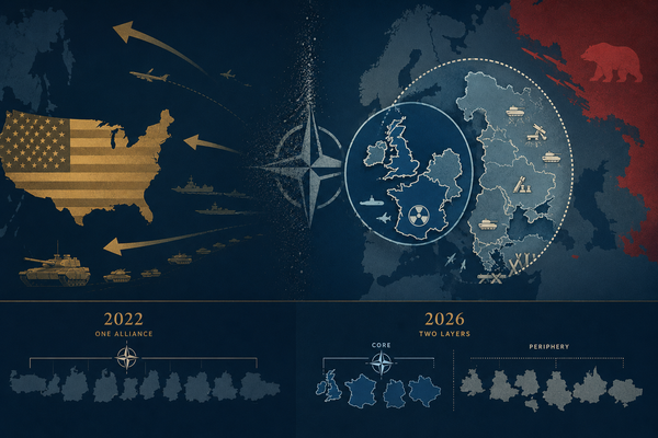 America withdraws from Europe quietly. NATO understands but says nothing