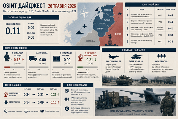 OSINT дайджест від 26 травня 2026