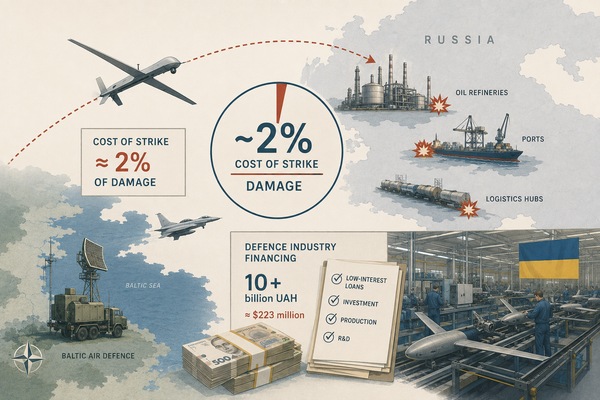 Two Percent of the Cost: Ukraine's New Defense Minister Formalizes the Economics of Deep Strikes