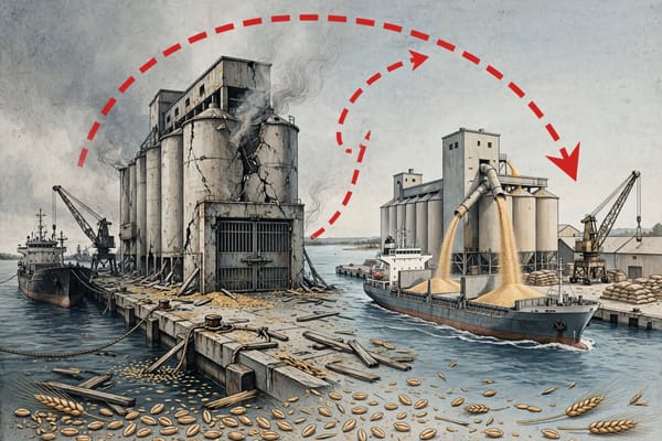 Black Sea Port Strikes Push Russia to Reroute Grain Exports Through the Baltic: Latvia May Gain a New Transit Flow