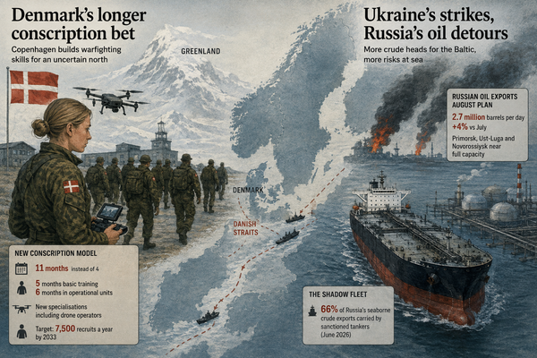 Eleven Months Instead of Four: Denmark Turns Conscription into an Operational Reserve for the Baltic and the Arctic