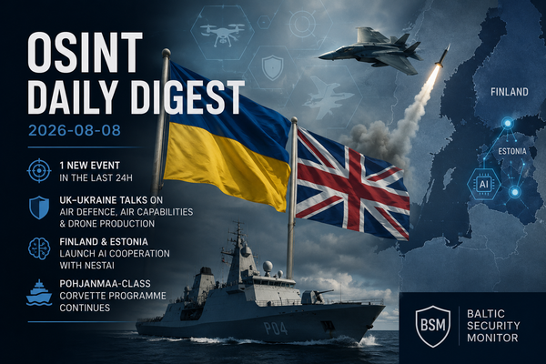 One Fresh Signal in an Ageing Feed: The UK Track Moves to the Top of the OSINT Digest