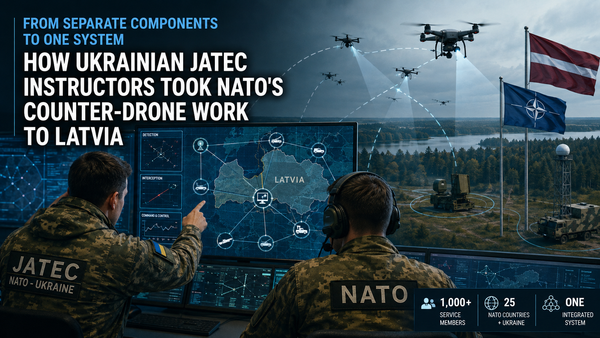 From Separate Components to One System: How Ukrainian JATEC Instructors Took NATO's Counter-Drone Work to Latvia