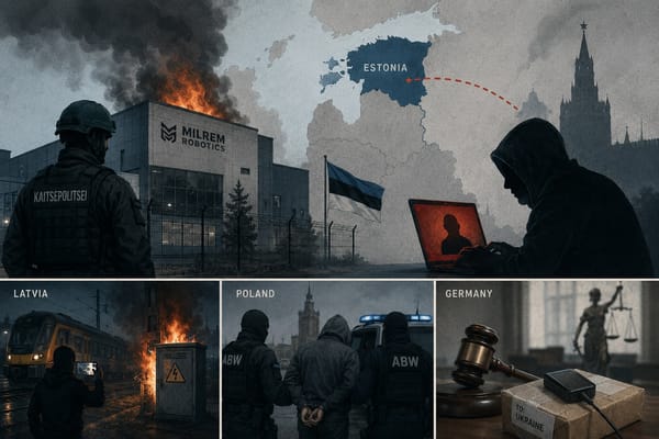 Fire at Milrem Robotics: Estonia Investigates Possible Russian Sabotage Against a Combat-Robotics Supplier to Ukraine