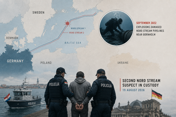 A Second Nord Stream Suspect in Custody: German Investigators Move Closer to Reconstructing the Whole Baltic Sea Operation