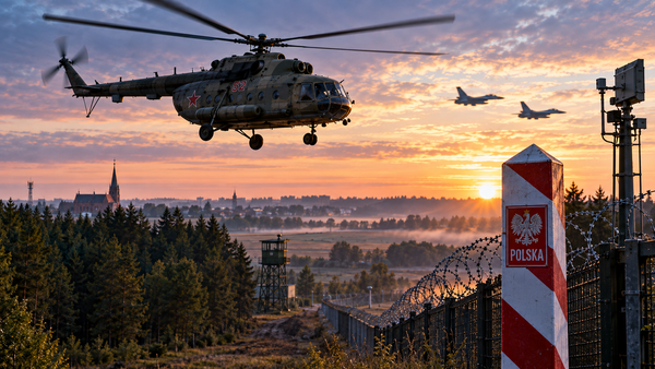 A First: Russian Military Helicopter Crosses Poland's Land Border