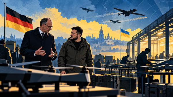 From Cheques to Factories: Merz Arrives in Kyiv With €1 Billion and Defence-Industry CEOs